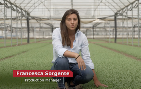 Francesca Sorgente, Production manager dell'Azienda agricola di famiglia
